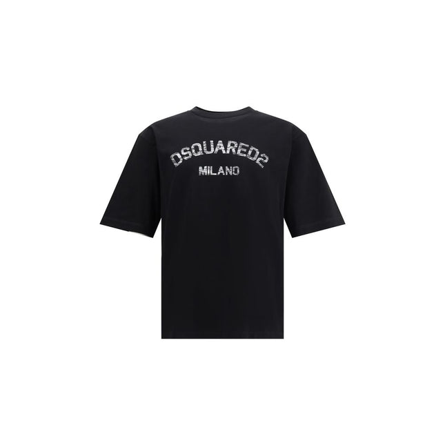 Dsquared² Black Cotton T-Shirt