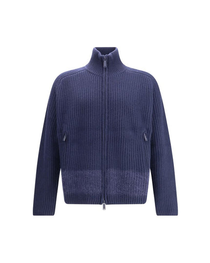 Dsquared² Blue Wool Cardigan