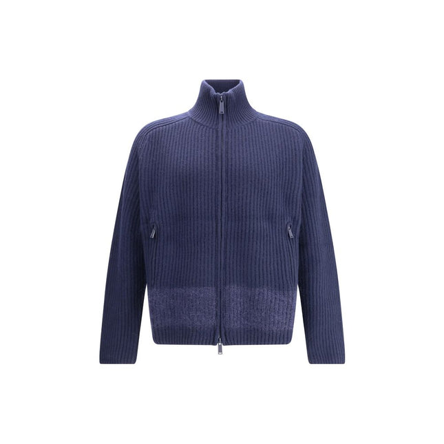 Dsquared² Blue Wool Cardigan