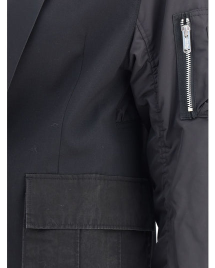 Undercover Black Polyester Bomber