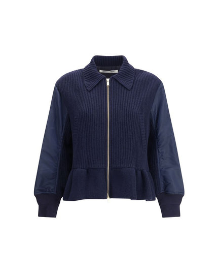 Undercover Blue Wool Bomber