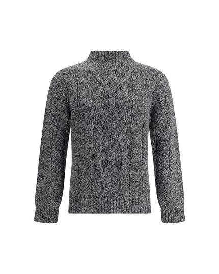 Brooksfield Gray Wool Sweatshirt