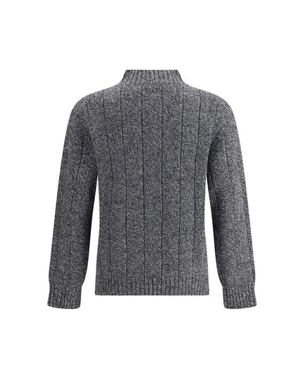 Brooksfield Gray Wool Sweatshirt