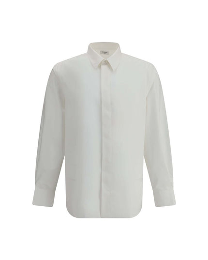 Saint Laurent White Cotton Dress Shirt