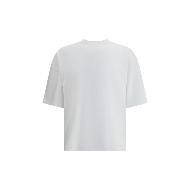 Haikure White Cotton T-Shirt