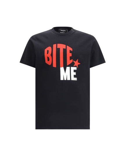 Dsquared² Black Cotton T-Shirt