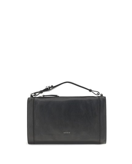 Coccinelle Black Calf Leather Bos Taurus Handbag