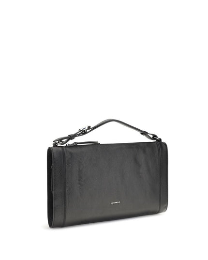 Coccinelle Black Calf Leather Bos Taurus Handbag