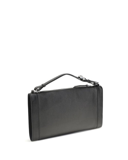 Coccinelle Black Calf Leather Bos Taurus Handbag