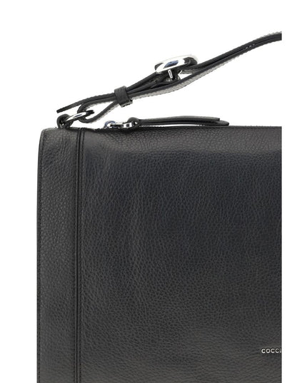 Coccinelle Black Calf Leather Bos Taurus Handbag