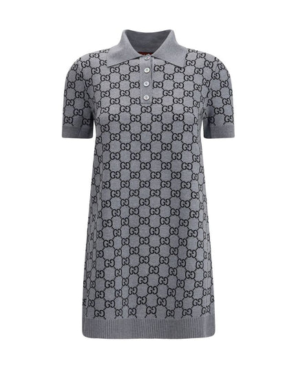 Gucci Gray Wool Casual Dress