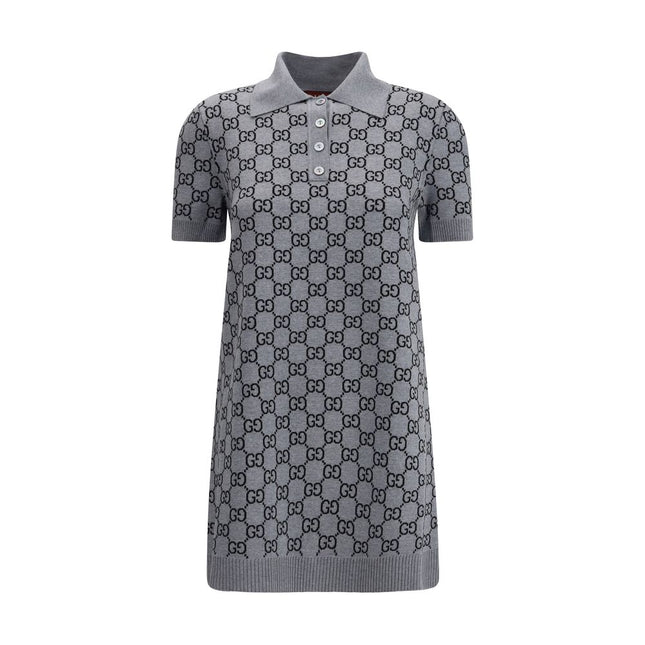 Gucci Gray Wool Casual Dress