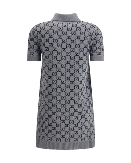 Gucci Gray Wool Casual Dress