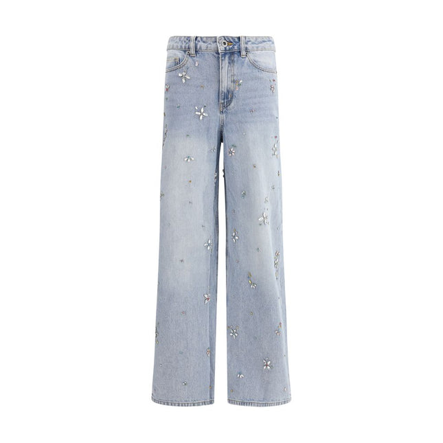 Self-Portrait Wide leg Jeans