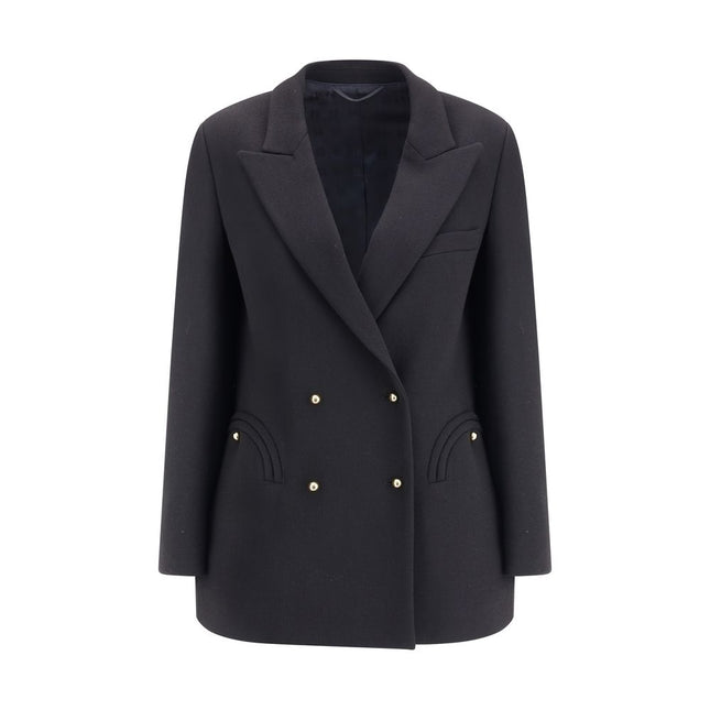 Blazé Milano Black Fleece Wool Blazer