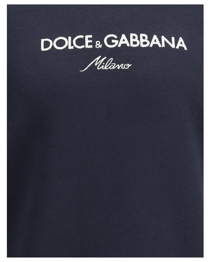 Dolce & Gabbana Blue Cotton Sweatshirt