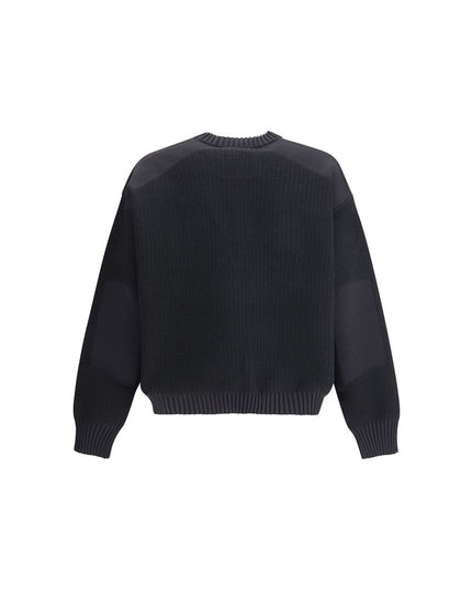 Y-3 Wool padded crew Sweater