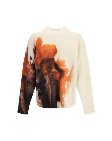 Y-3 AOP Crew Sweater