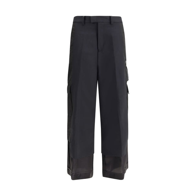 Undercover Black Polyester Cargo Pants