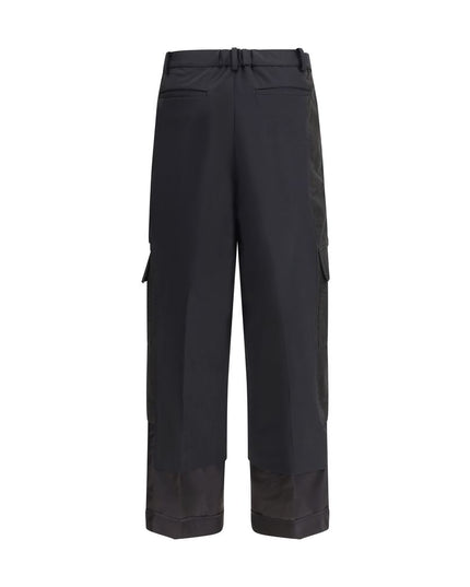 Undercover Black Polyester Cargo Pants