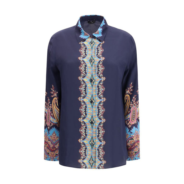 Etro Multicolor Silk Pattern Shirt
