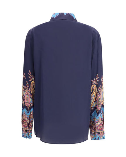 Etro Multicolor Silk Pattern Shirt