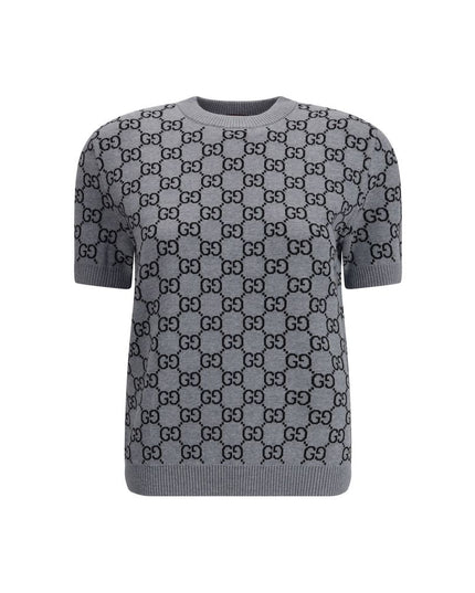 Gucci Gray Wool Sweatshirt