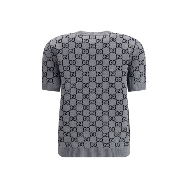 Gucci Gray Wool Sweatshirt