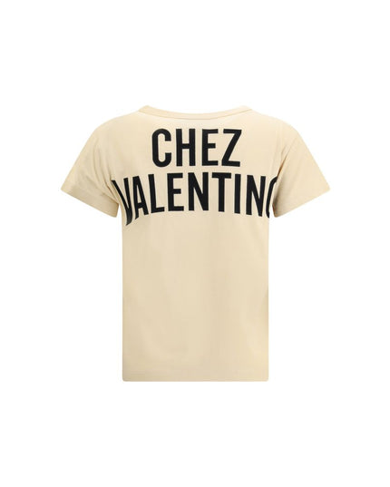 Valentino Beige Cotton T-Shirt