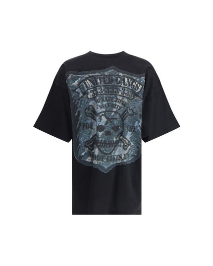 PDF Channel Black Cotton T-Shirt