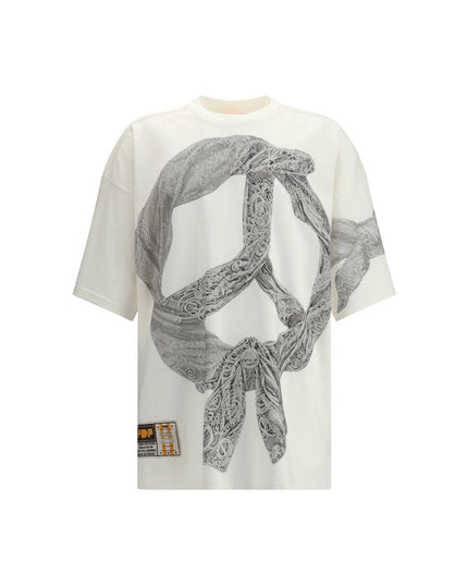 PDF Channel Cream Cotton T-Shirt