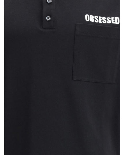 Dsquared² Black Cotton Polo Shirt
