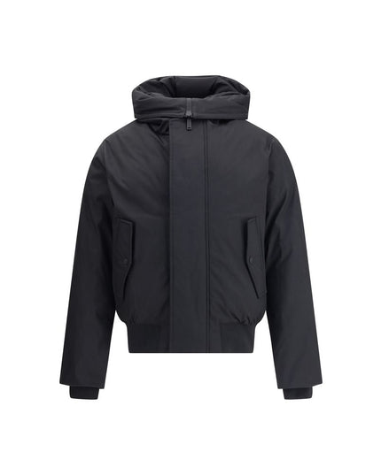 Dsquared² Black Polyester Bomber