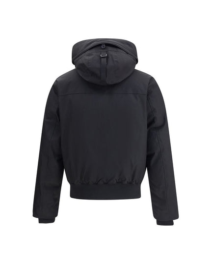 Dsquared² Black Polyester Bomber