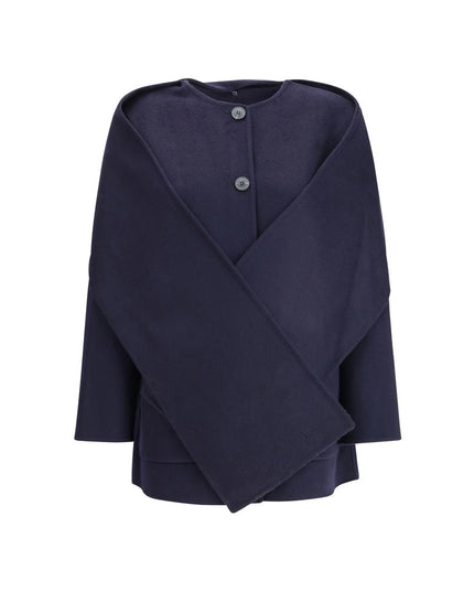 Dynamis Studio Blue Wool Coat