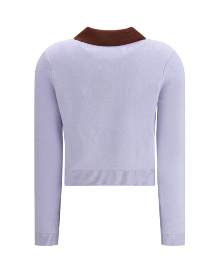 Self-Portrait Contrast collar Sweater