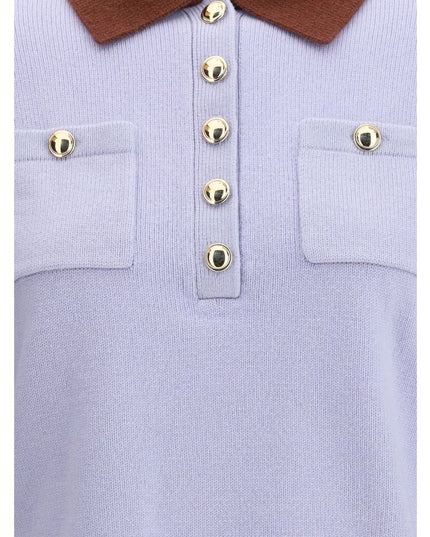 Self-Portrait Contrast collar Sweater