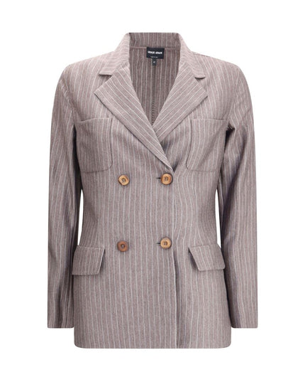 Giorgio Armani Brown Cashmere Blazer