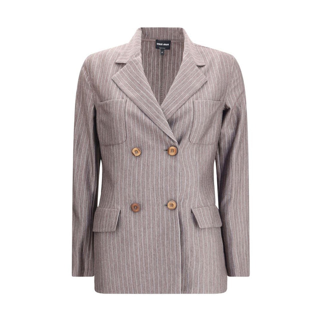 Giorgio Armani Brown Cashmere Blazer