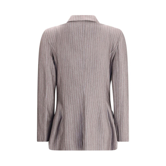 Giorgio Armani Brown Cashmere Blazer