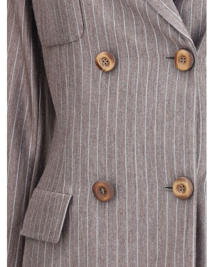 Giorgio Armani Brown Cashmere Blazer