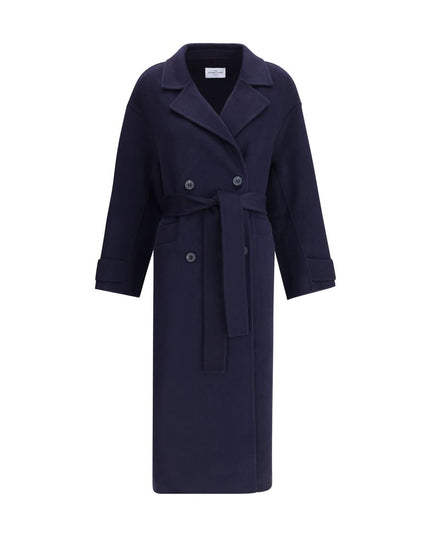 Dynamis Studio Blue Wool Coat