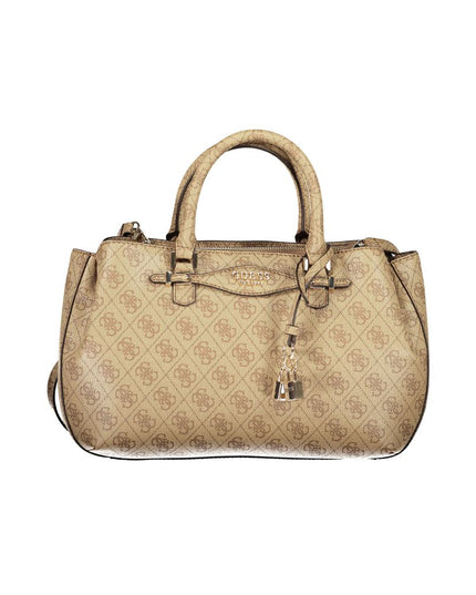 Guess Jeans Beige Polyethylene Women Handbag