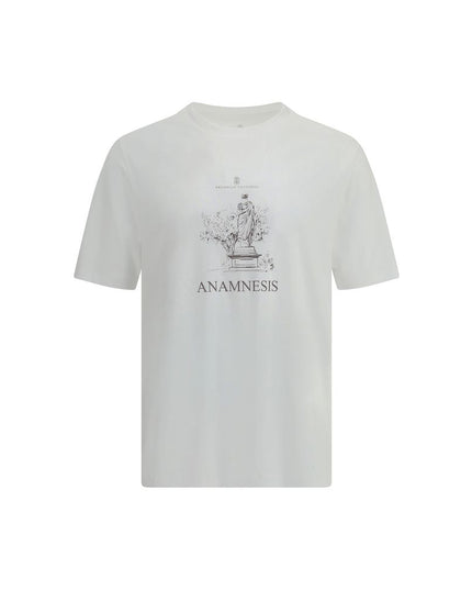 Brunello Cucinelli White Cotton T-Shirt