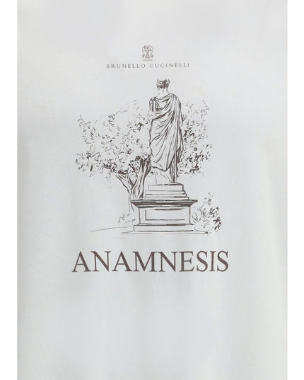 Brunello Cucinelli White Cotton T-Shirt