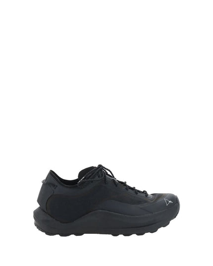 ROA Black Rubber Athletic Sneakers
