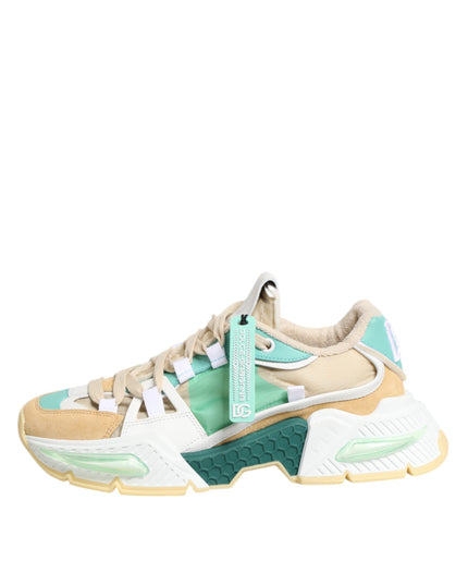 Dolce & Gabbana Multicolor Leather Airmaster Low Top Sneakers Shoes