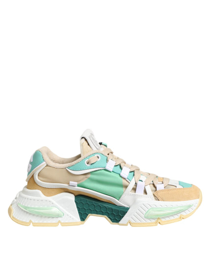 Dolce & Gabbana Multicolor Leather Airmaster Low Top Sneakers Shoes