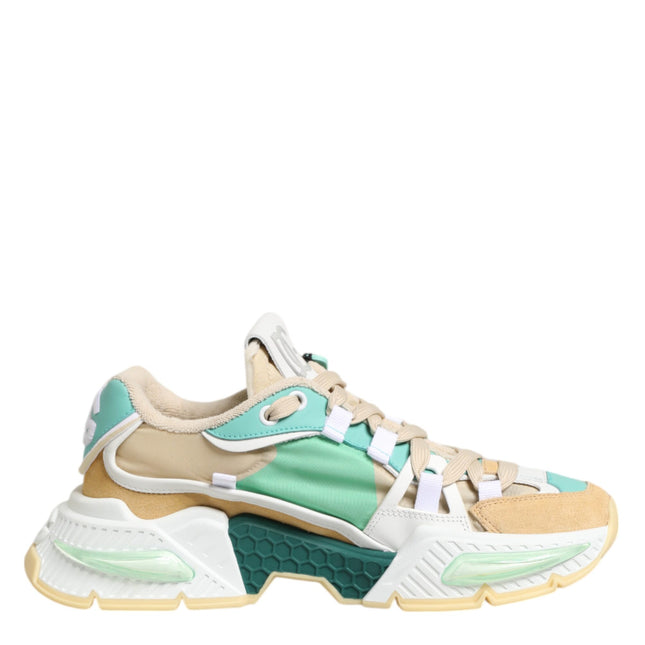 Dolce & Gabbana Multicolor Leather Airmaster Low Top Sneakers Shoes