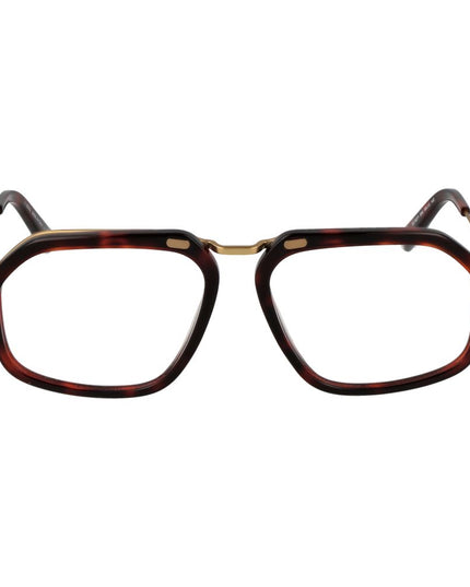 Ermenegildo Zegna Burgundy Men Glasses Frame